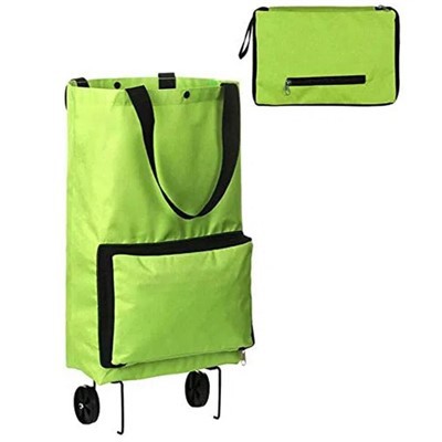 Vikbar shoppingvagnsväska